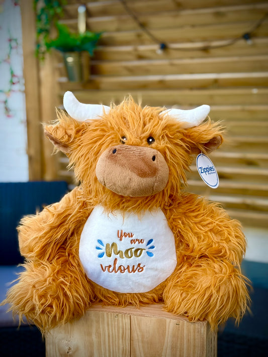 Gepersonaliseerde Zippies - Harige koe - You are MOOvelous