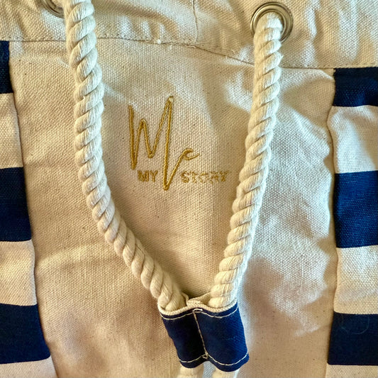 Beach Backpack "Ship Ahoy" - Vuurtoren