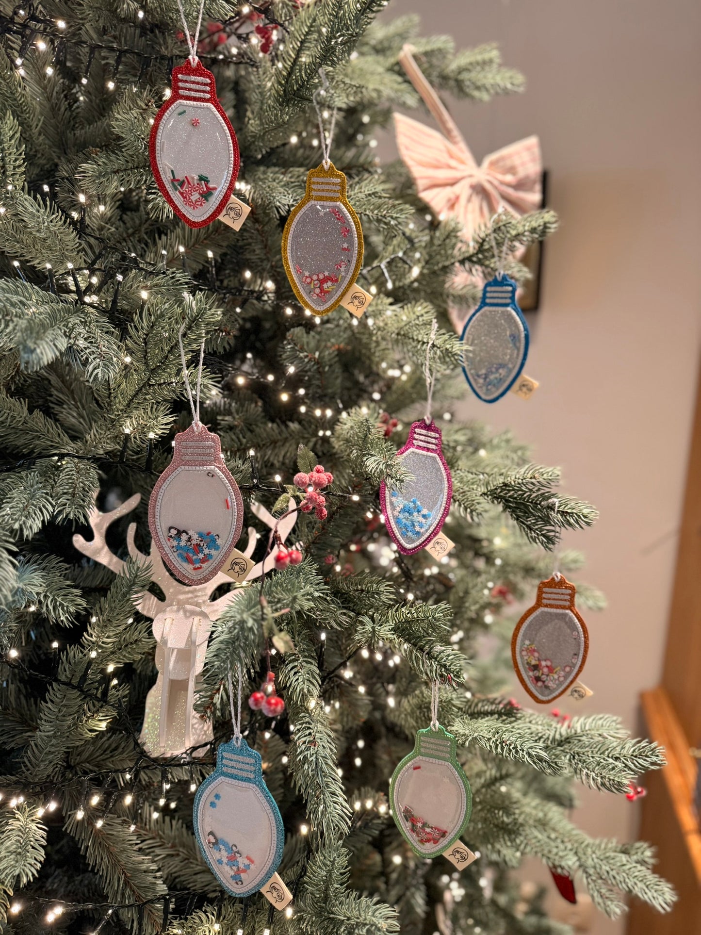 Kerstdecoratie - kerstboom lampje