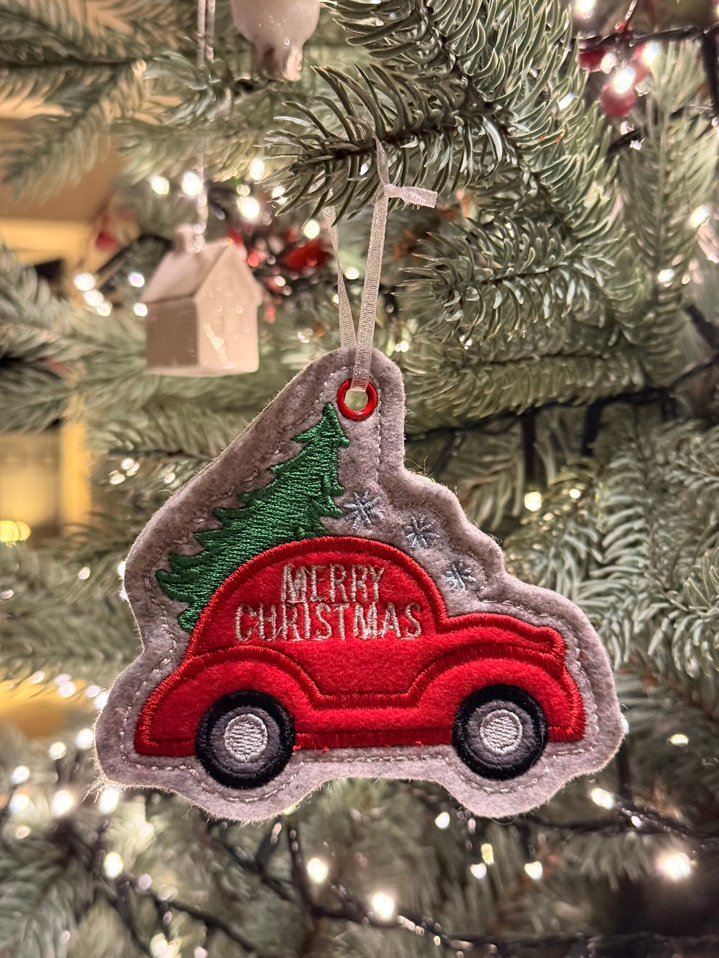 Kerstdecoratie - 'Vintage Truck & Tree'
