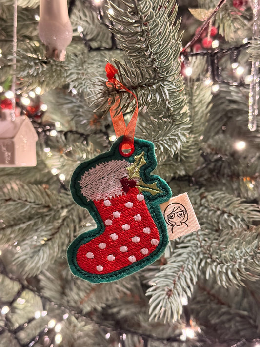 Kerstdecoratie - Mini-Kerstsokje – Een persoonlijke kersthanger