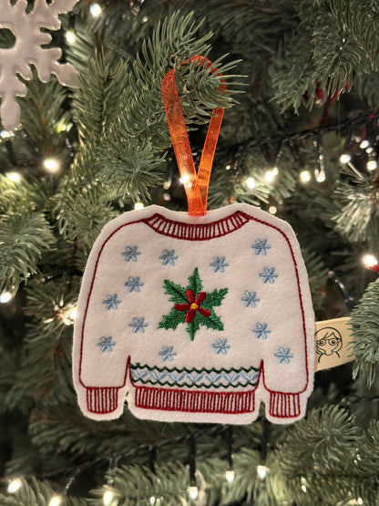 Kerstdecoratie - Gezellige Mini-Kersttrui voor in de Boom